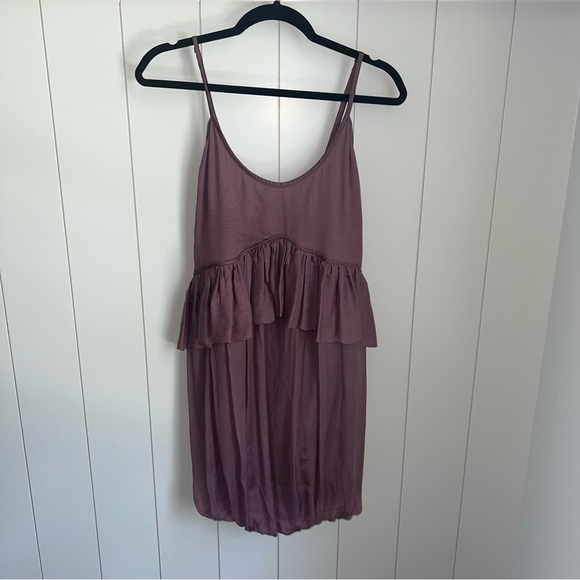 Stella McCartney Silk Chiffon bubble slip dress in Iris - Picture 9 of 13